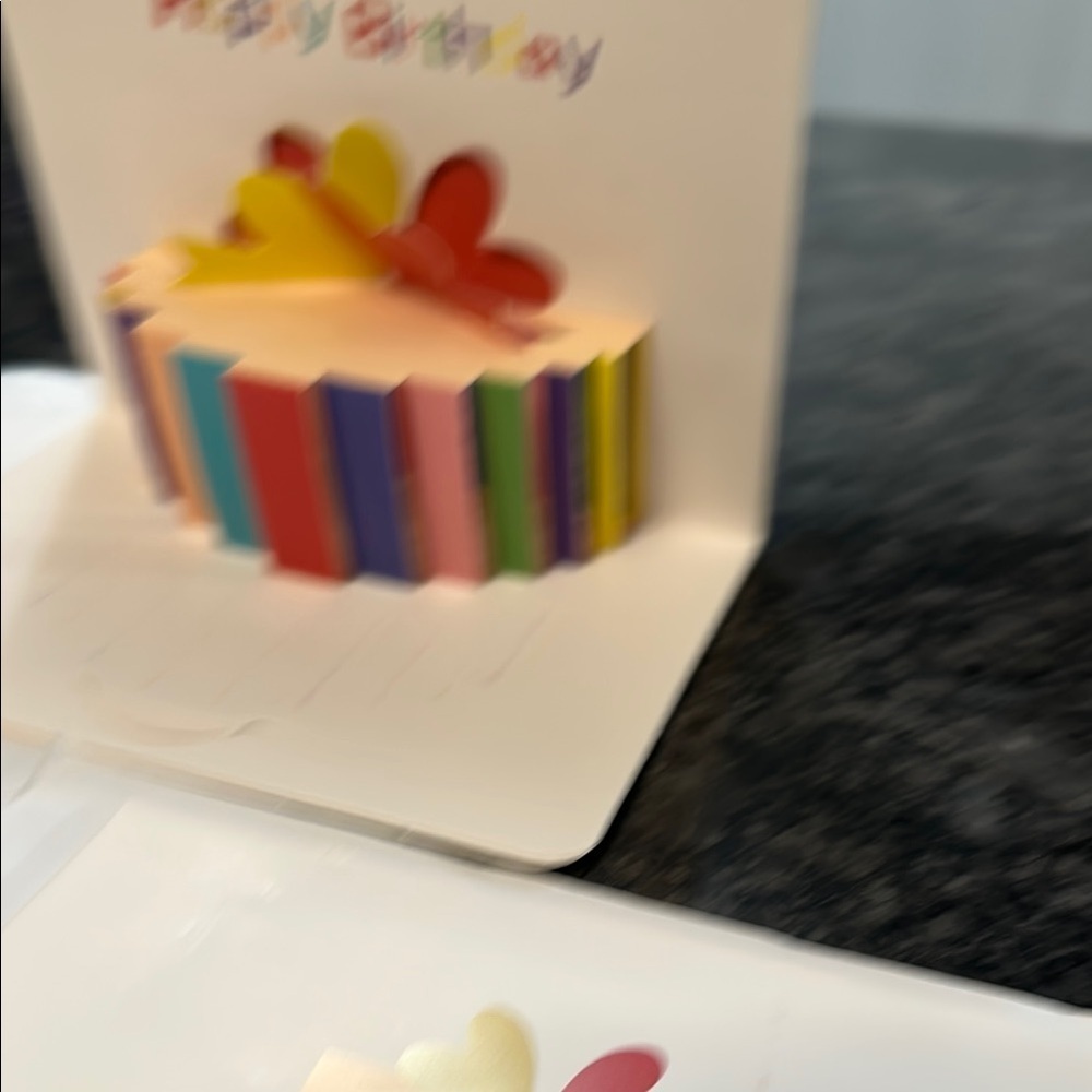 3 Colorful Birthday Pop-Up Cards Set of 3 Pop Up Decorated Cake Card NWT - Picture 3 of 8